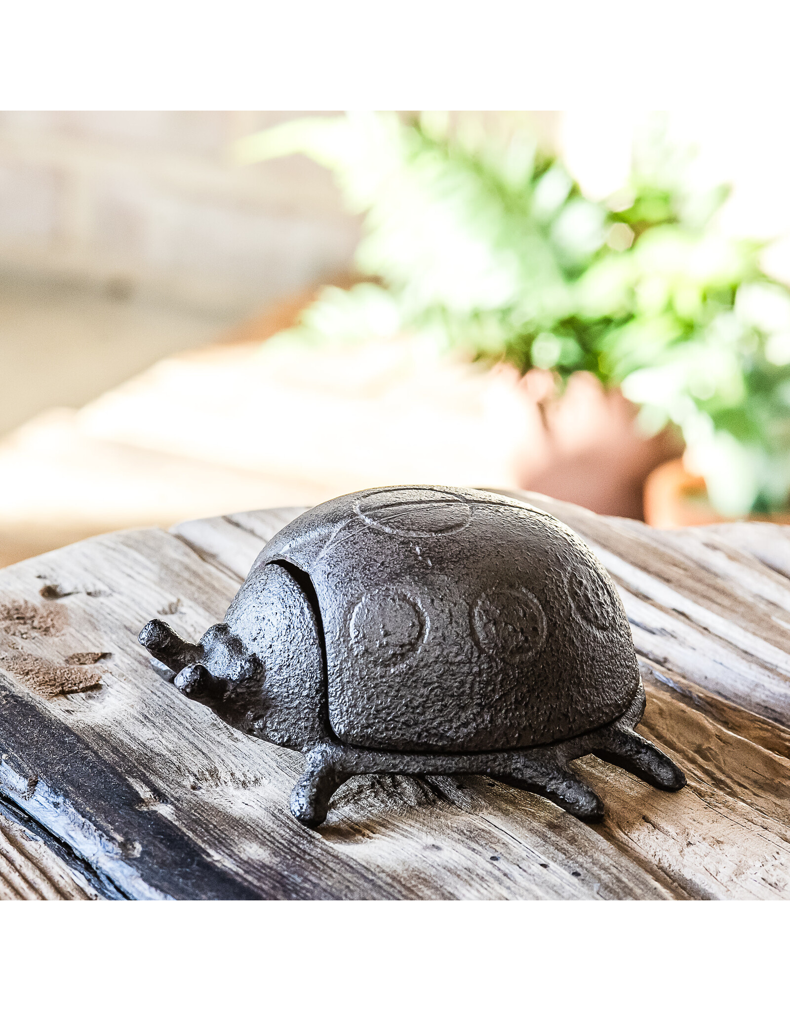 4" Brn. Ladybug Key Holder