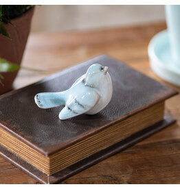 3"L Blue Bird Decor
