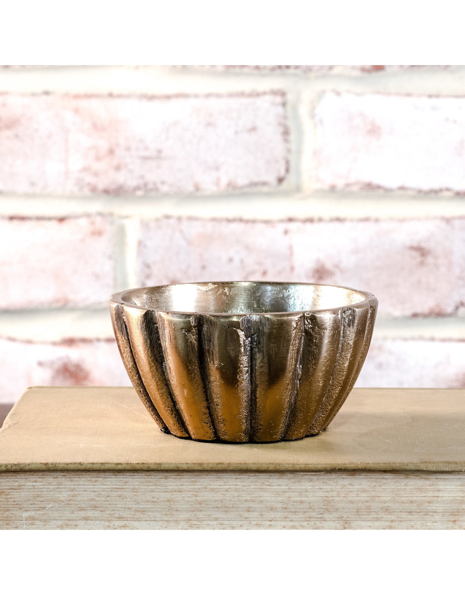 4" Champagne Alum Bowl