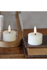 S/2 Cream Tealight LED Candles