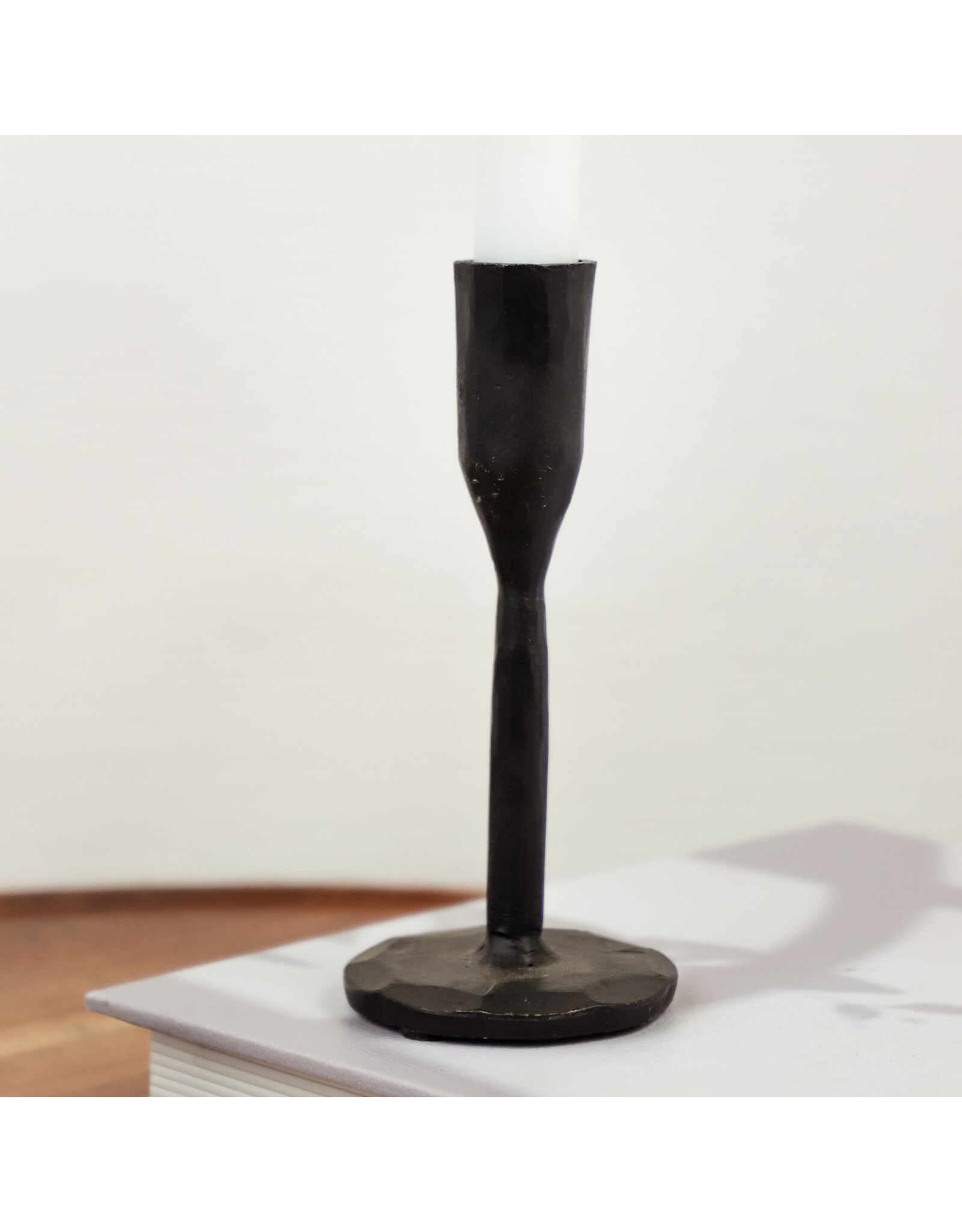 6" Iron Candle Holder