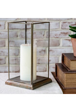 10.5"H Aged Antique Glass Displayer
