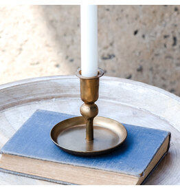Mini Gold Plate Candle Holder