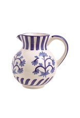BLUE FLORAL PITCHER