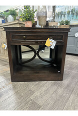TAB1658 Horrison End Table 1drw w/mirror back 33.8x18.1x31.1"H