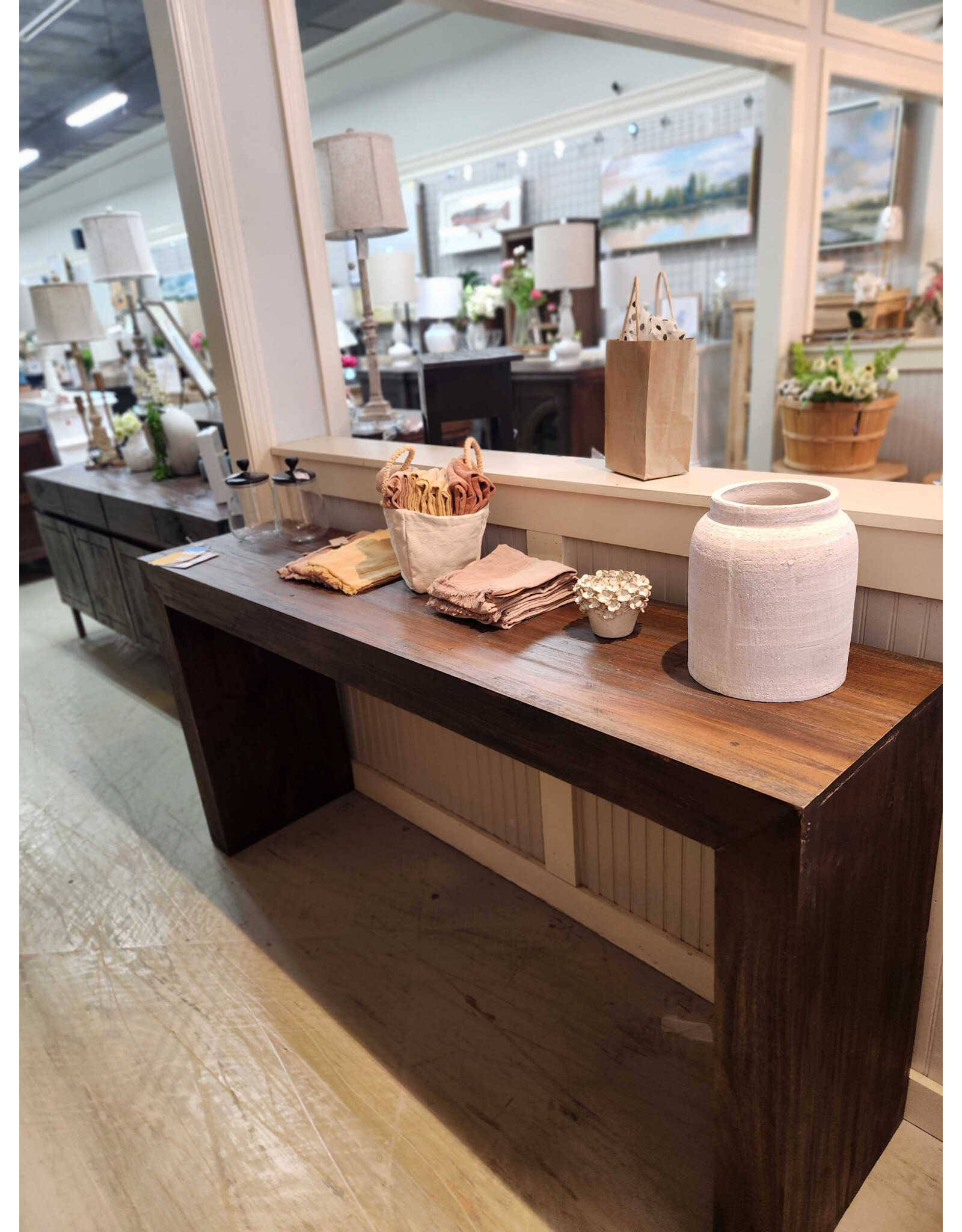 TAB386 Console Table 65x16.1x32.2"H