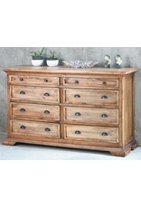 CAB179 Beverly Dresser 8Drw w/RG 66.1x18.1x40.1"H