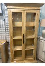 CAB191-SO1 Display Armoire (no cross/Bar pulls) 41.7x15.7x76.7"H