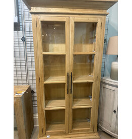 CAB191-SO1 Display Armoire (no cross/Bar pulls) 41.7x15.7x76.7"H