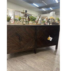 TAB394 Diamond Sideboard 4 dr 58.8x17.7x34.2"H