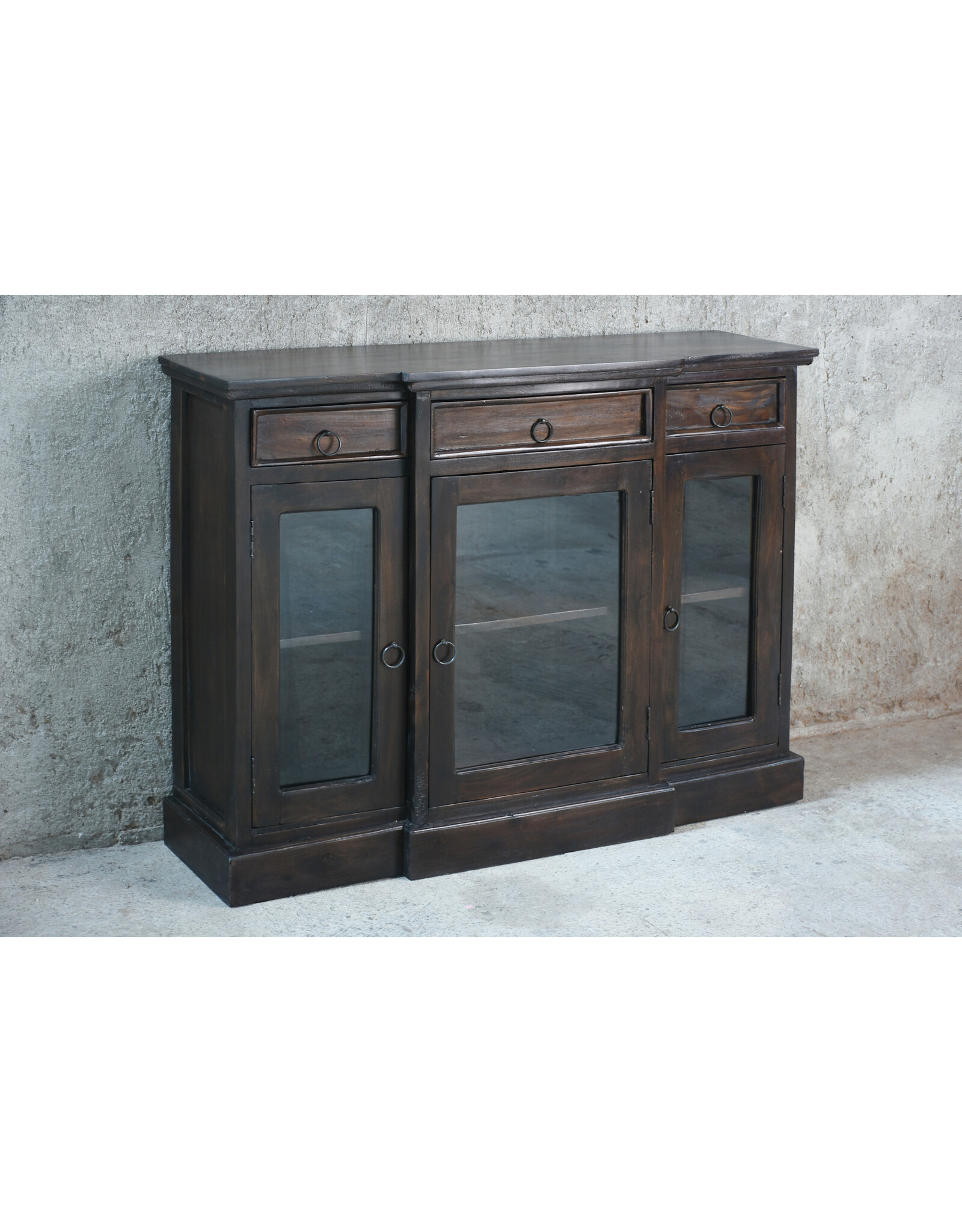 CAB074 3DRW/2DR CREDENZA 47.4X13.3X35.3"H