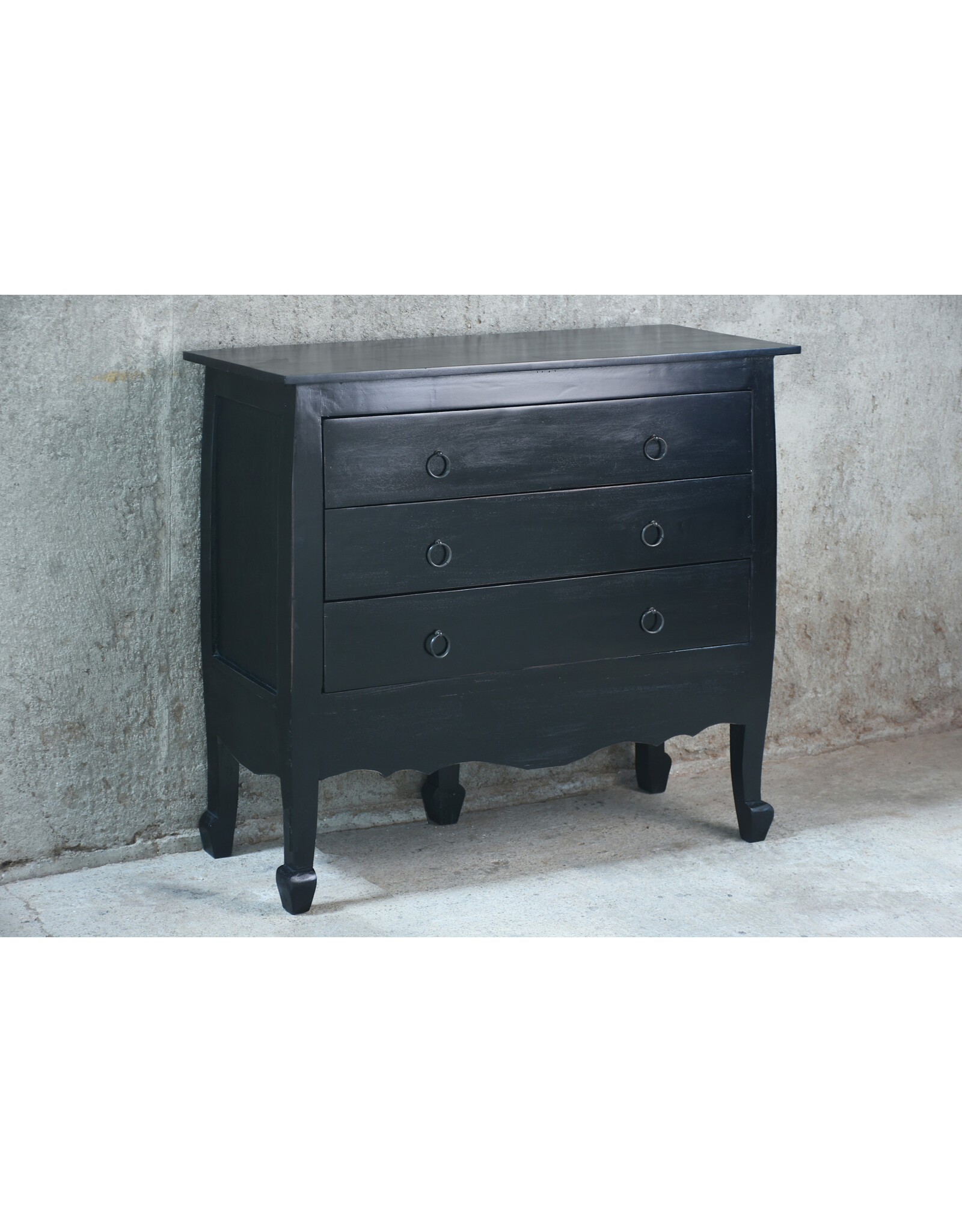 CAB1118 BOMBE CHEST 3DRW 39.3X15.3X35.6"H