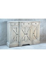 Cab1236 Barn Sideboard 3drw 3dr 59.4x14.6x42.2"H