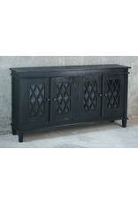 CAB1243 Glazed Credenza 4GD 64.2x13.3x34.6"H