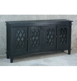 CAB1243 Glazed Credenza 4GD 64.2x13.3x34.6"H