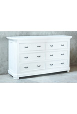 CAB1694 Charleston Double Dresser 6 Drw W/RG 72x21.5x41.3