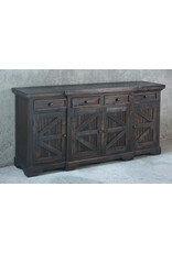 CAB1753 Media Sideboard 4 dr 4 DRW W/RG 70.8x18.5x35.3