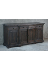 CAB1753 Media Sideboard 4 dr 4 DRW W/RG 70.8x18.5x35.3