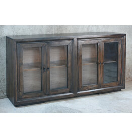 CAB1763 Glazed Oldworld Contemporary Credenza 80.3x17.7x41H