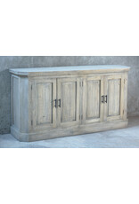 CAB1802 Traditional Farmhouse Sideboard 4 Panel DR 70.1x17.7x36.2