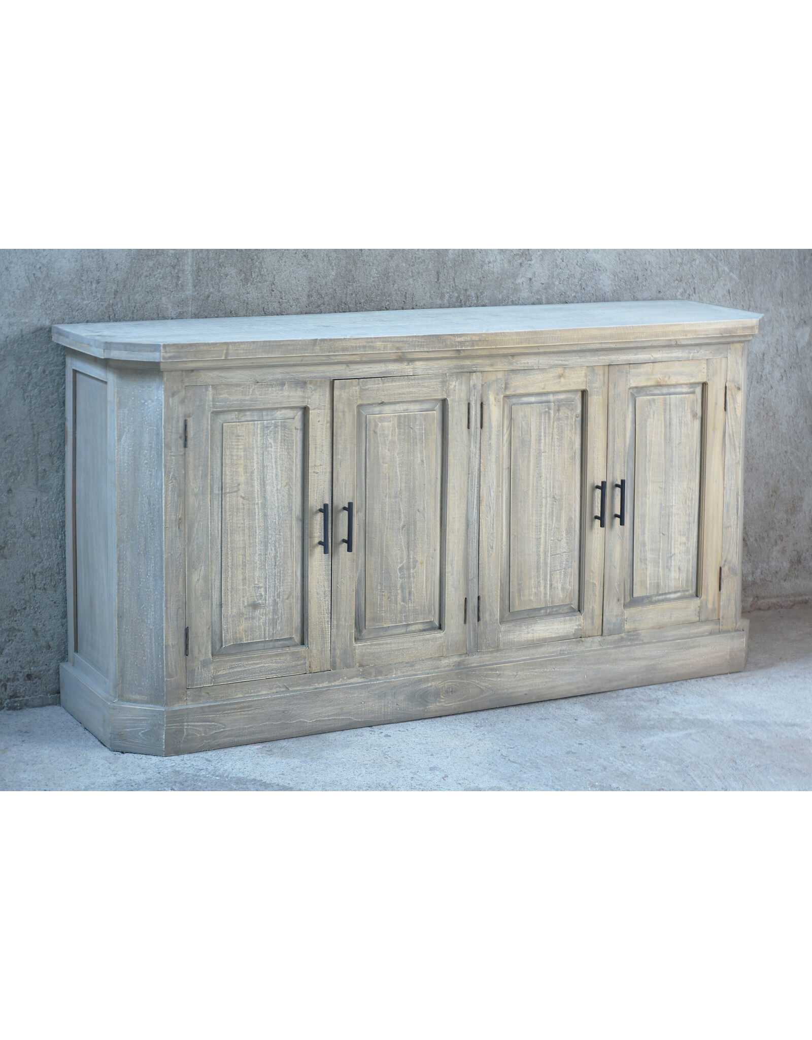 CAB1802 Traditional Farmhouse Sideboard 4 Panel DR 70.1x17.7x36.2