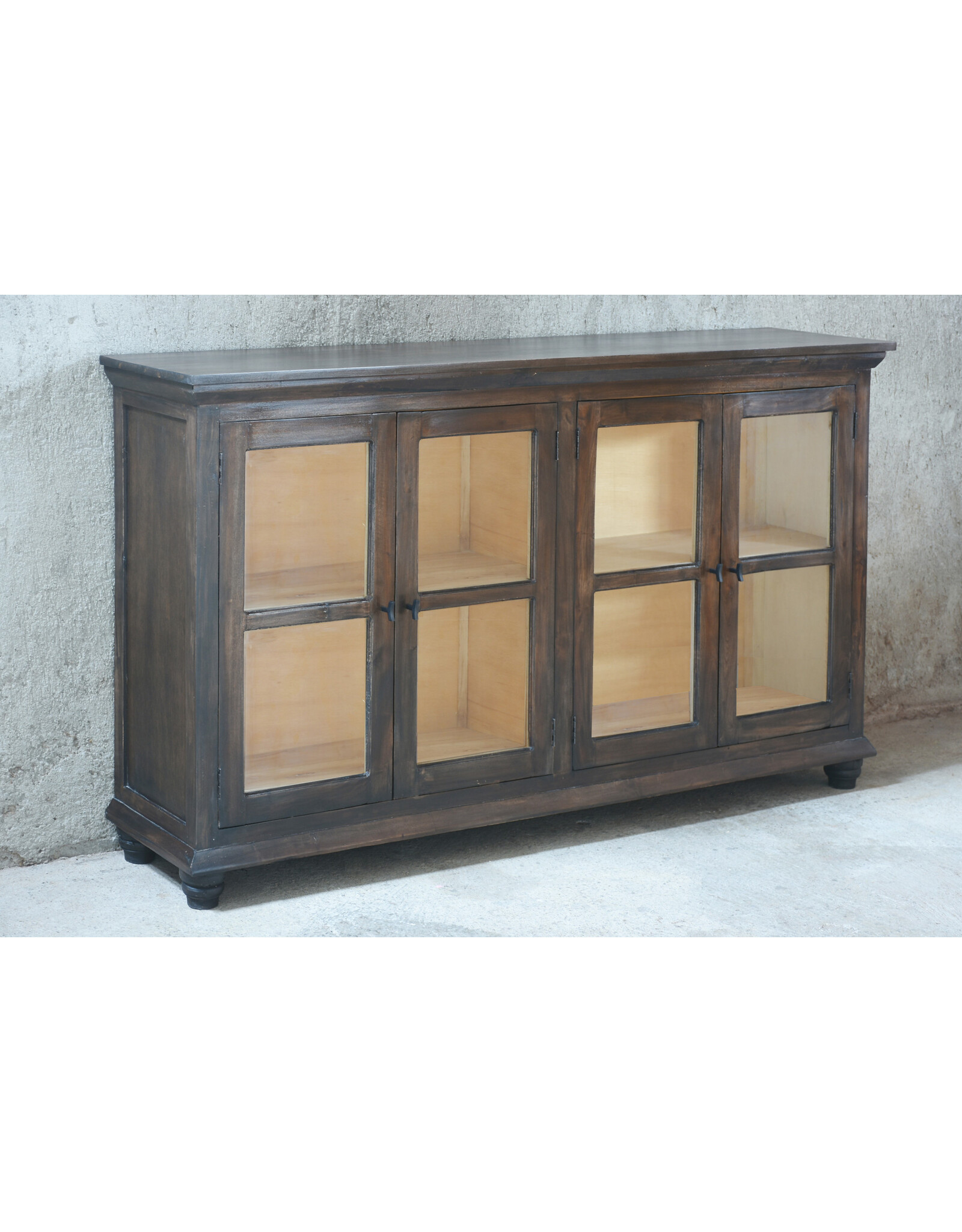 CAB204 Glazed Credenza 72x16.1x42.1"H