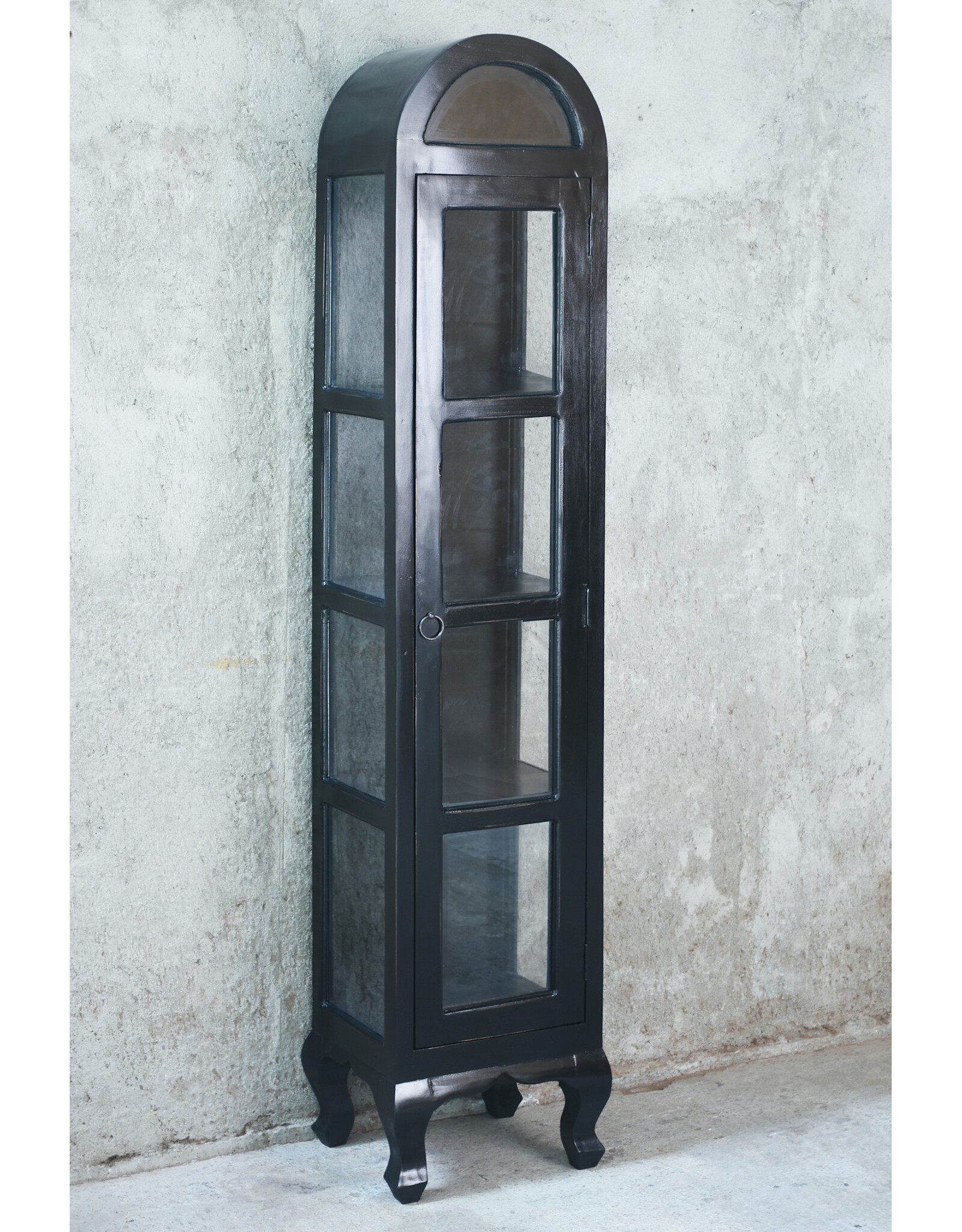 CAB398 Dome Display Cabinet 15.75wx21.5x74.75h