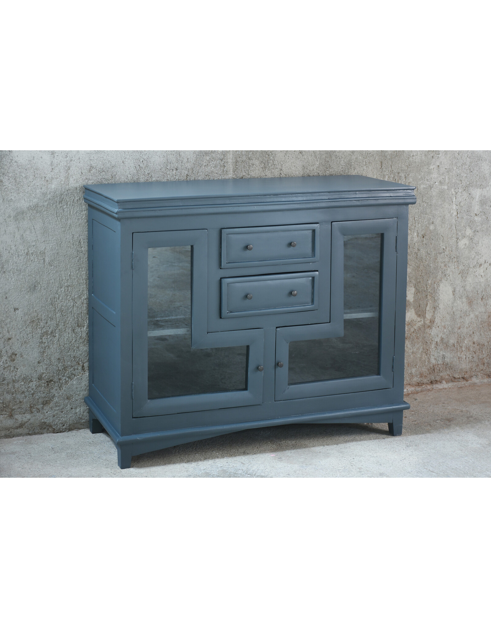 CAB468 Bowery Accent Curio 47.6x17.7x38.2"H