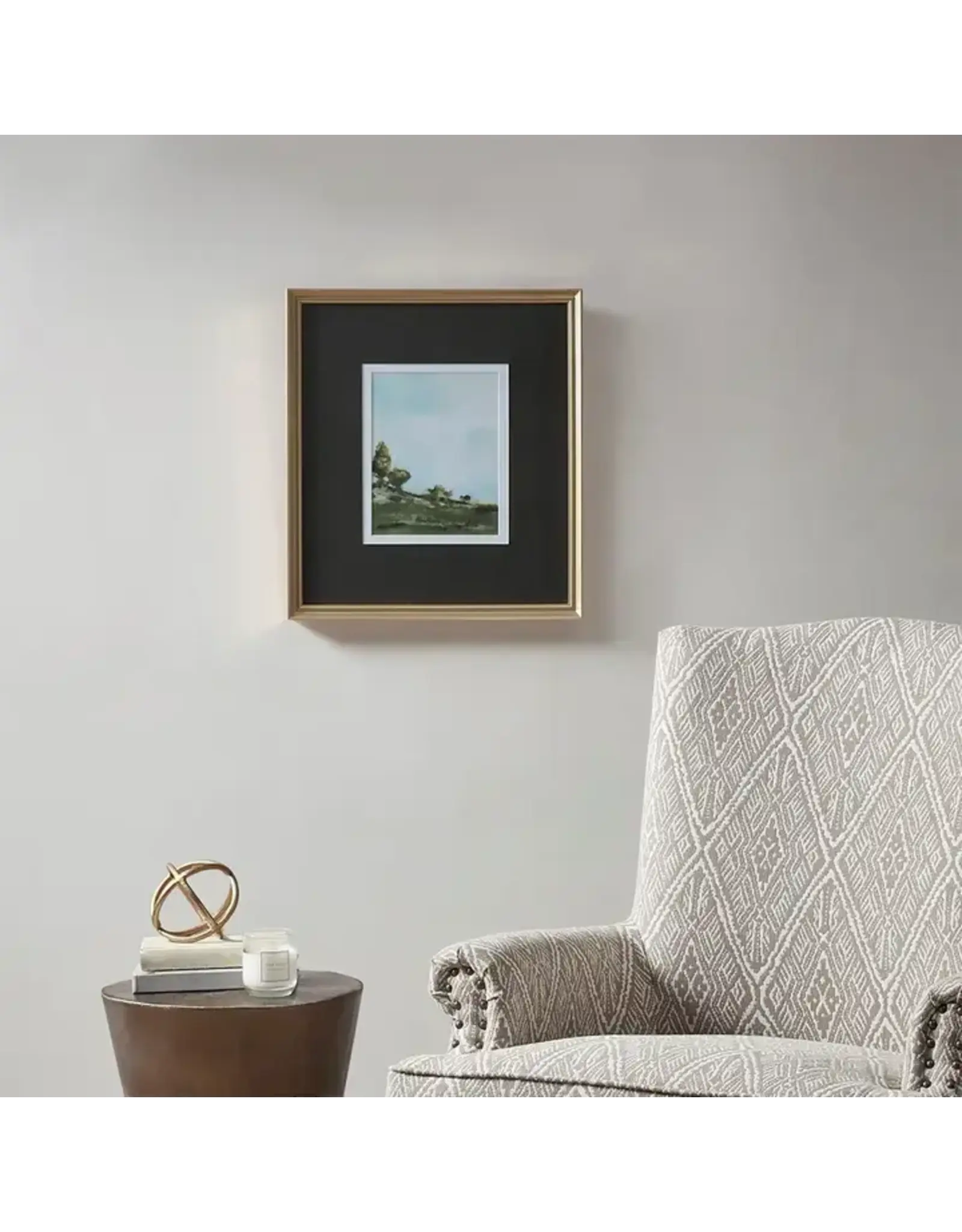 MT95G-0029 Landscape Paint Gold Framed Wall Art