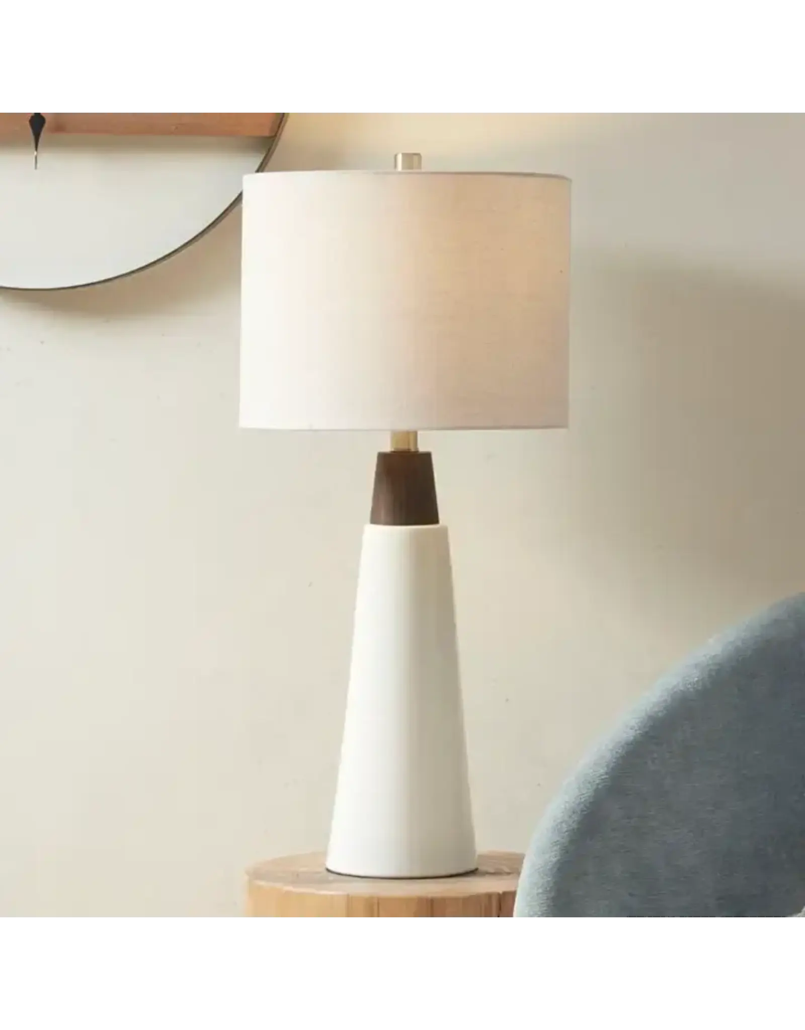 II153-0129 Modern Mid-Century Conical Stand Table Lamp