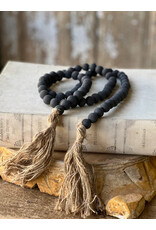 MX8382 Tassel Tied Garland | Black