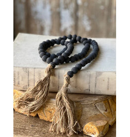 MX8382 Tassel Tied Garland | Black