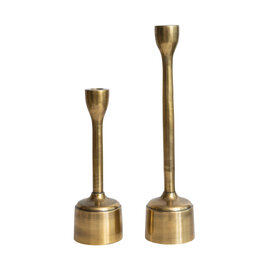 DF7065 Antique Brass Taper Holder