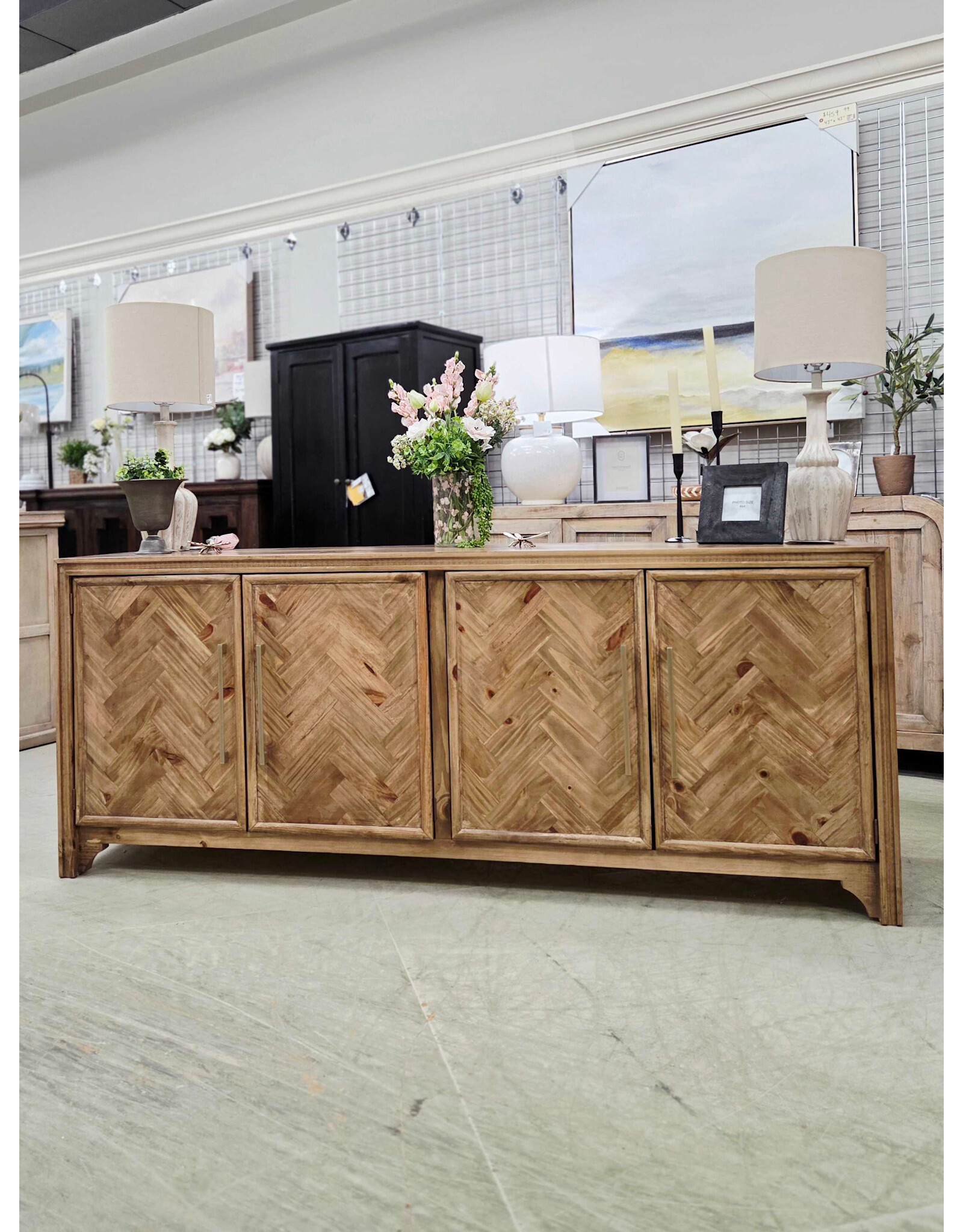 COM 2501 Dallas 4 DR Console 79x18.25x32