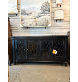 CAB1243 Glazed Credenza 4GD 64.2x13.3x34.6"H