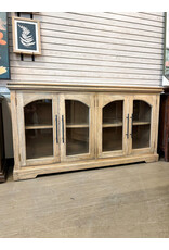 CAB349 Glazed Credenza 4GD w/Bar Handle 72x16.8x38.2"H
