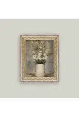 Long Stem Roses Framed Antique Art 8x10
