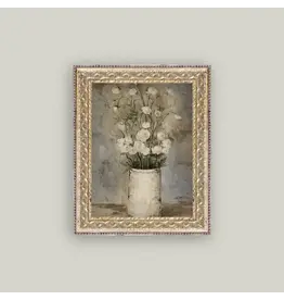 Long Stem Roses Framed Antique Art 8x10
