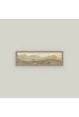 View from the top of Honister Crag Framed Antique Art 32x10
