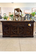 CAB1753 Media Sideboard 4 dr 4 DRW W/RG 70.8x18.5x35.3