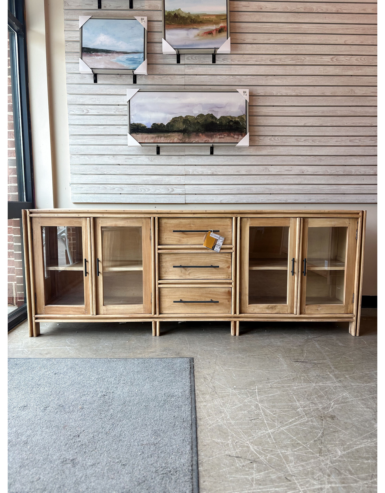CAB400 Savannah Sideboard 86.6x18.1x33.1"H