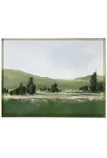 WM13274 QUIET MEADOW Framed under Glass Made in USA 50X38in