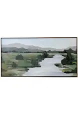 WM51320 VIVID HORIZON Framed Canvas Made in USA 60X30in Ht.