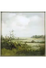 WM13312 ROLLING FIELDS Made in USA Framed Under Glass 37x37"