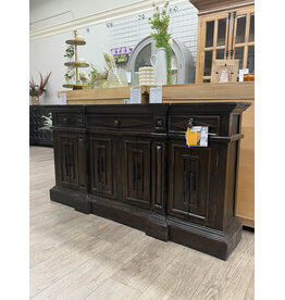 CAB079 Credeza W/ Moulded 4 Dr and 3 Drw  61.3x12.6x32.6"H