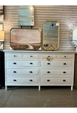 CAB160 Traditional Dbl Dresser 10 drw 82.2x18.1x44.8
