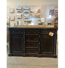 CAB1700 American Credenza 2 Panel Dr 6 Drw W/RG 68.1x17.7x40.5