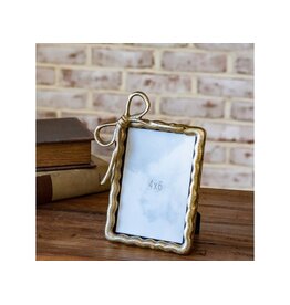 4 X 6 GOLD RIBBON PHOTO FRAME