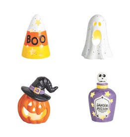 CANDY CORN VOTIVE HOLDER
