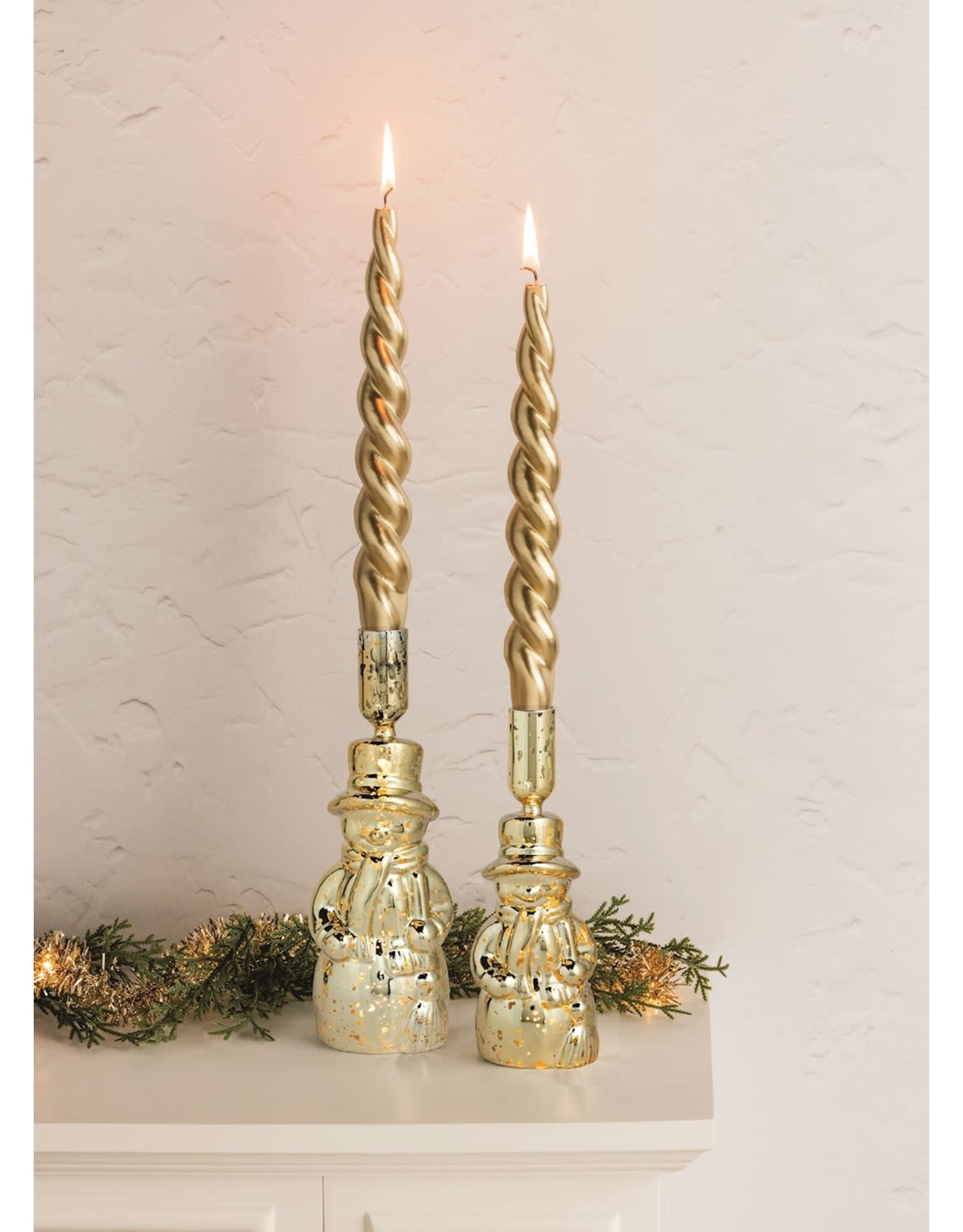 GOLD XMAS TAPERS-4A